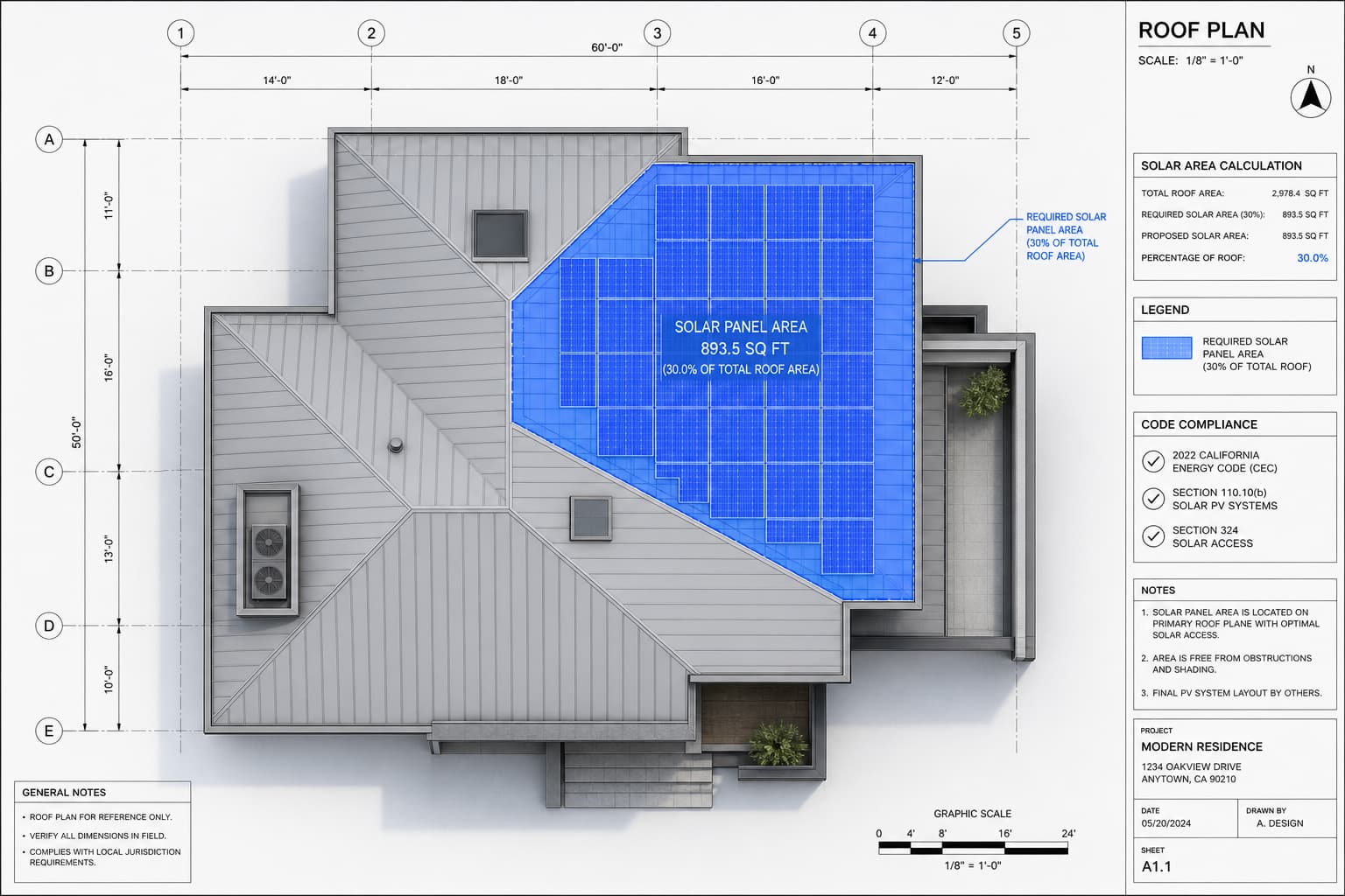 Plan architectural en vue de dessus d